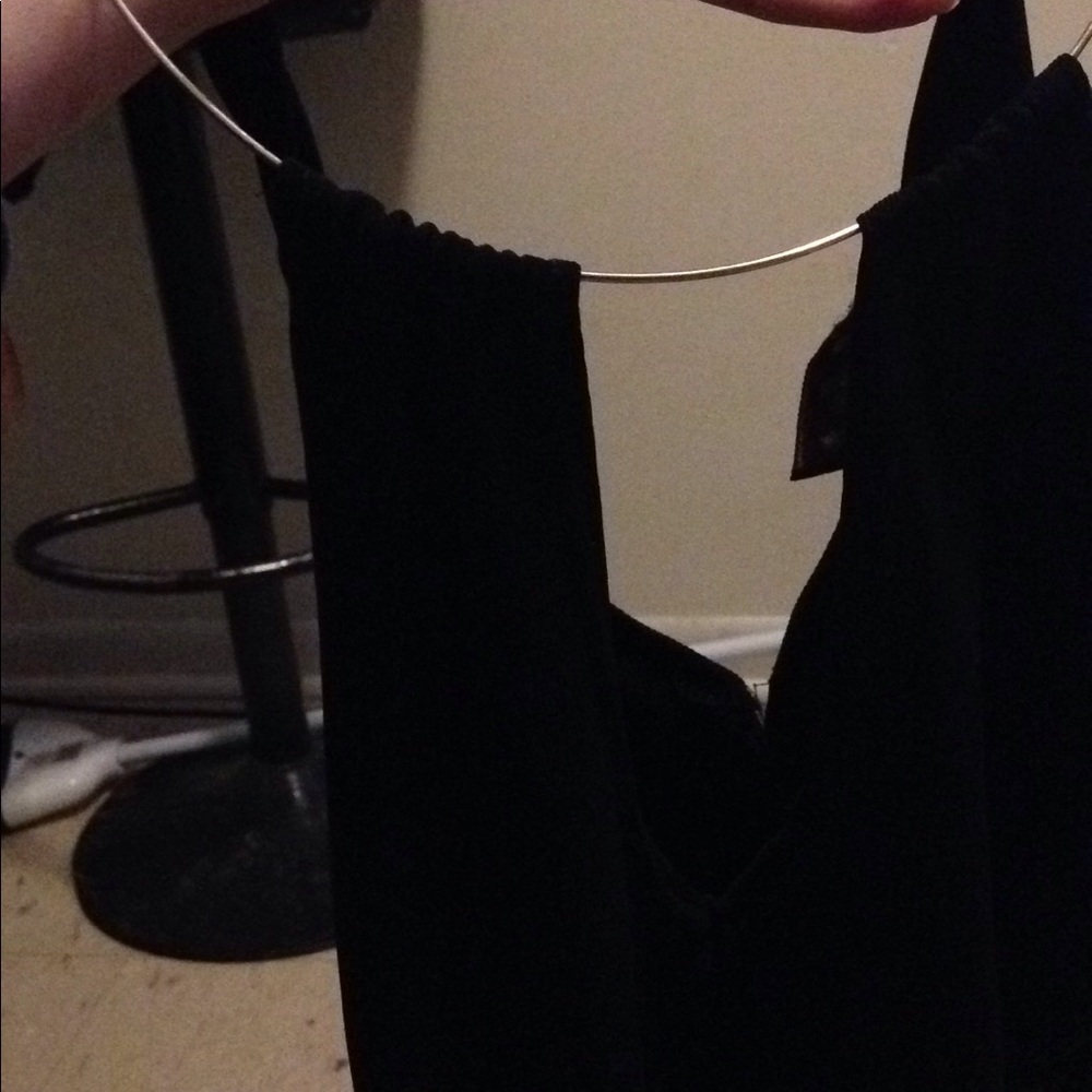 Black wire chocker dress